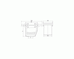 Корпус HDC 32A KBU 1M32G (1788070000)