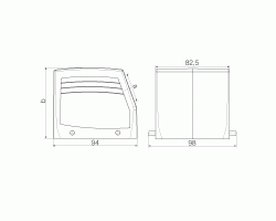 Корпус HDC 32B TSBU 1PG29G (1666840000)