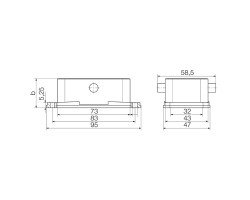 Корпус HDC 10B AZO (1901700000)