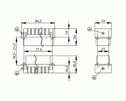 Вставка HDC HSB 6 MS (1498700000)