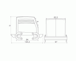 Корпус HDC 32B TSBO 1M32G (1788410000)